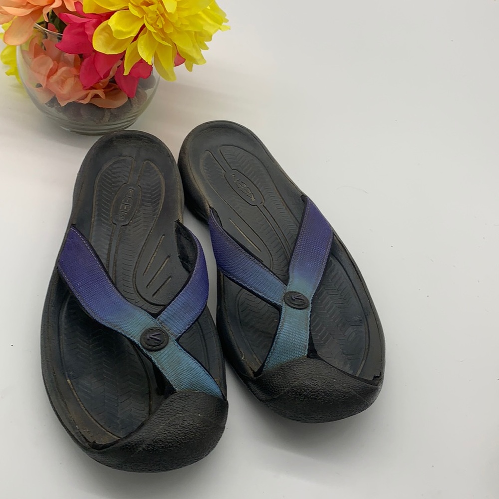 Teva Blue Ombre Sport Sandal Thong- Sz 9
